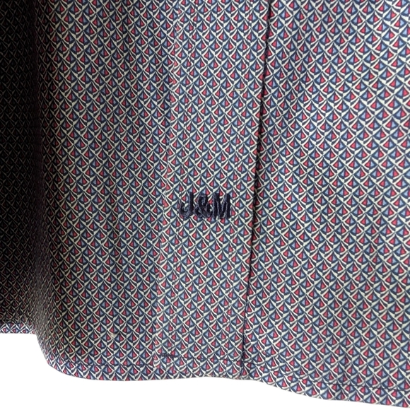 Johnston & Murphy Muiltcolered Patterned Shirt XXL - Picture 6 of 6